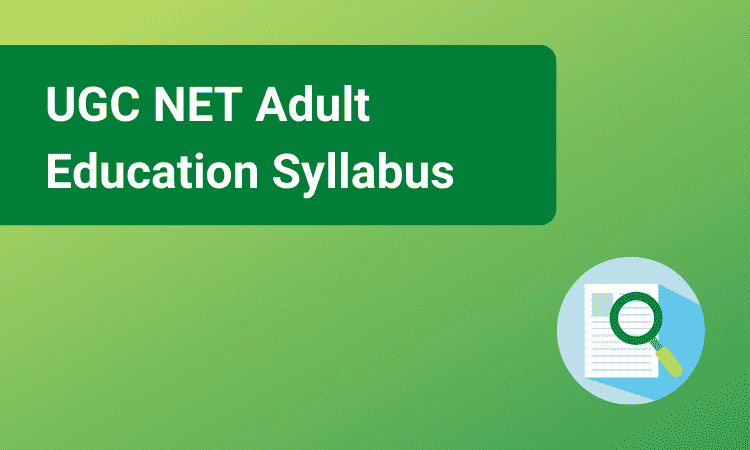 UGC NET Adult Education Syllabus