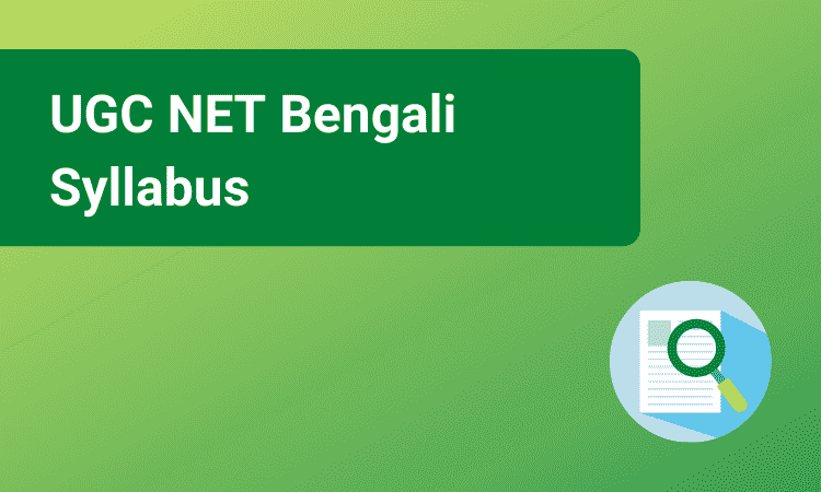 UGC NET Bengali Syllabus