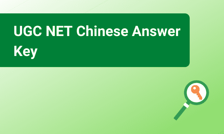 UGC NET Chinese Answer Key